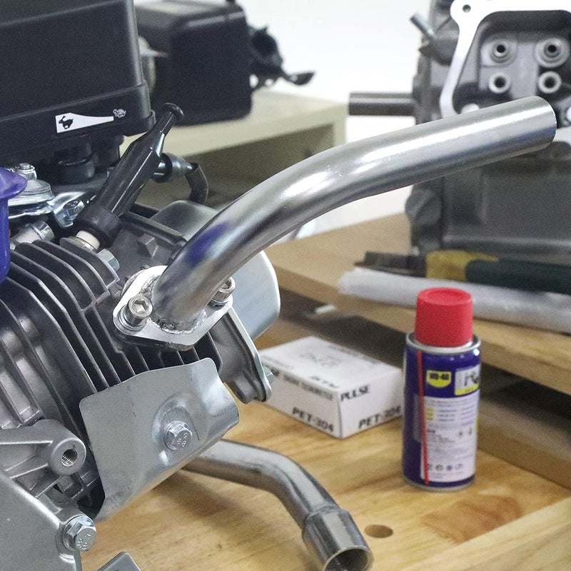HGC Exhaust Pipe for Predator 196cc Go Kart & Mini Bikes,for GX160 GX200,for Coleman CT200U BT200X Mini Bike - Image 4